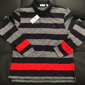 Lacoste L/S Polo, brand new with tags, sz M